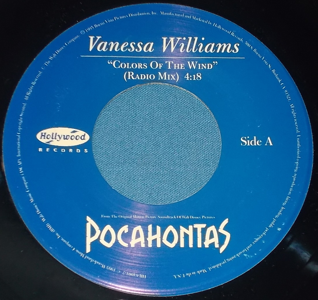 Ep Us盤 Vanessa Williams ヴァネッサ ウィリアムス Colors Of The Wind カラー オブ ザ ウインド 90s名曲 の落札情報詳細 ヤフオク落札価格情報 オークフリー スマートフォン版