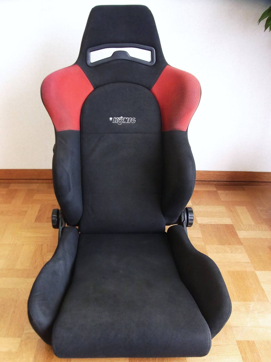 CP9A ランサーエボ5 KONIG ケーニッヒ セミバケットシート 助手席 