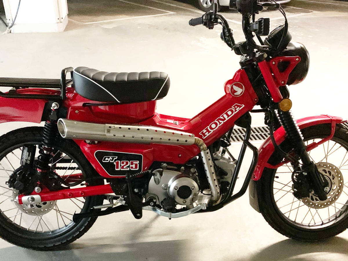 新品】【すぐ発送】ホンダ CT125 ハンターカブ 特注マフラー Mugello製