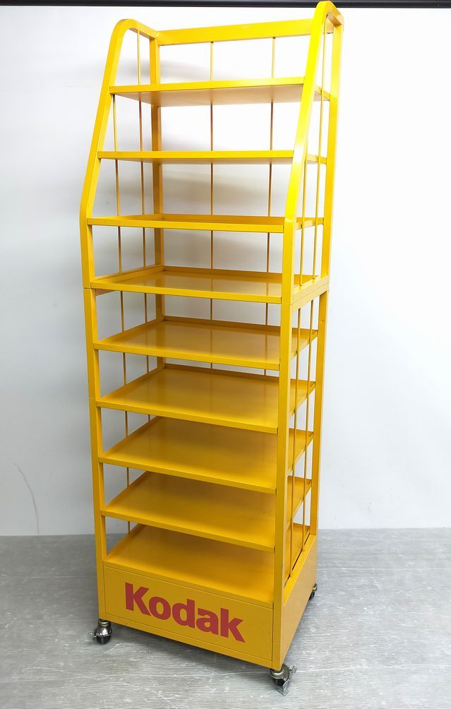 Kodak コダック スチール展示棚 陳列 収納 シェルフ
