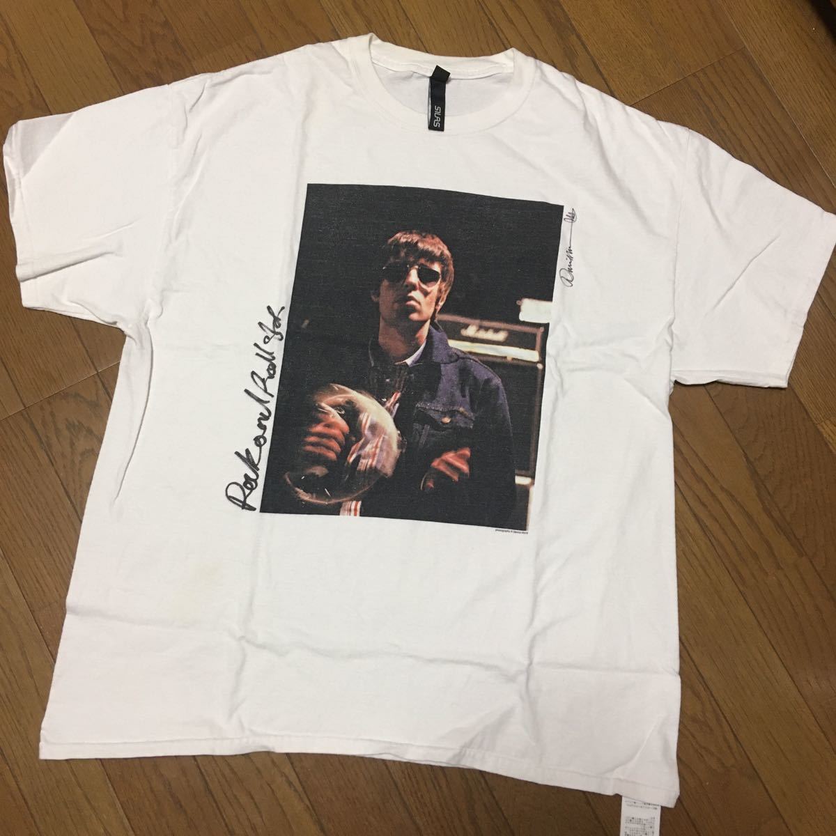 サイラス SILAS oasis リアムギャラガー tシャツ コラボ フォト