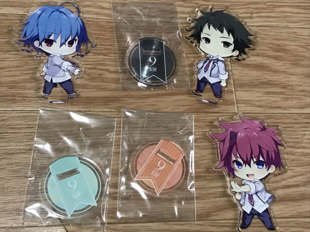 9-nine- 新海天 缶バッジセット ぱれっと
