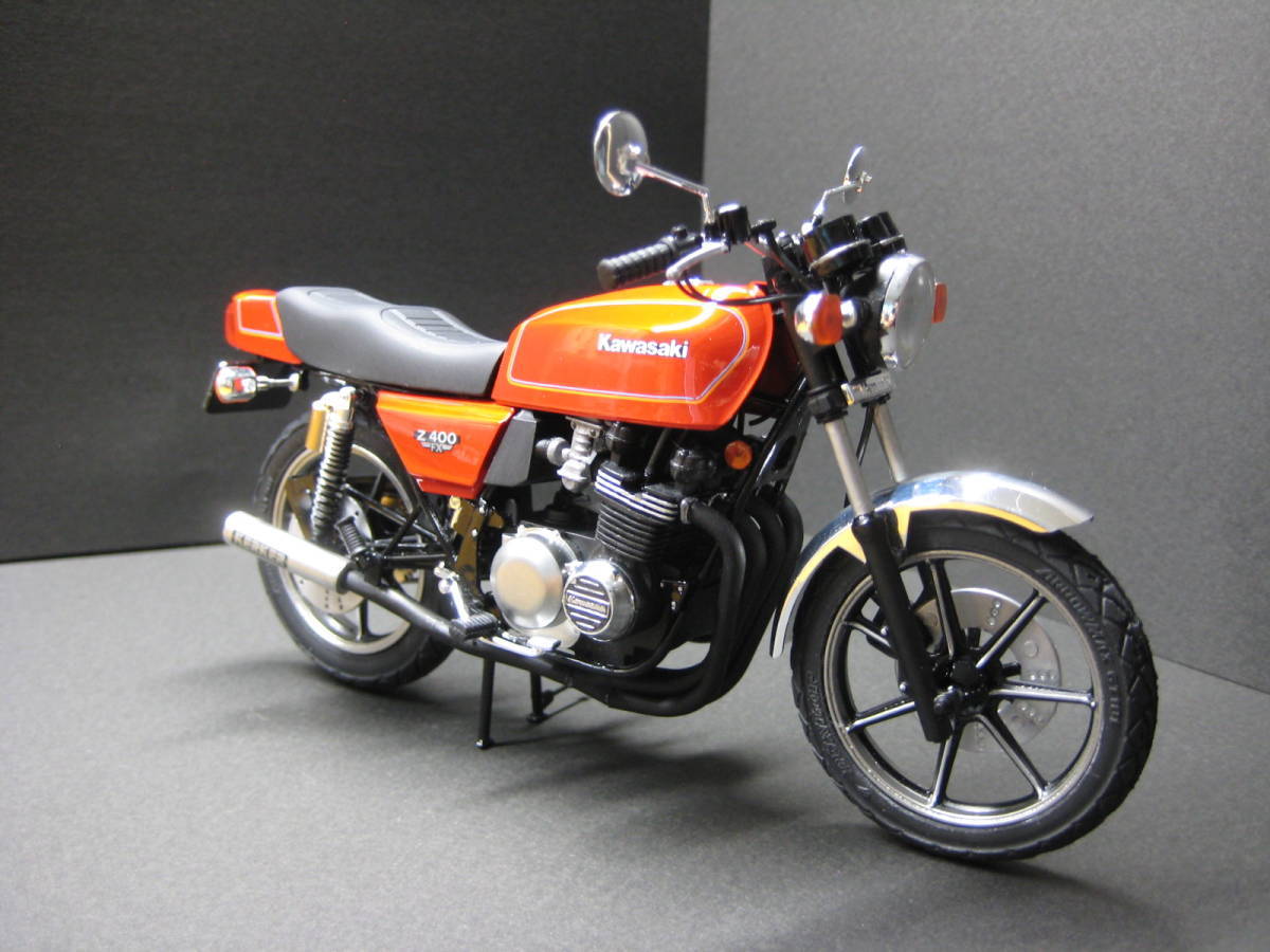 アオシマ カワサキZ400FX キャンディー塗装で仕上げましたの落札情報