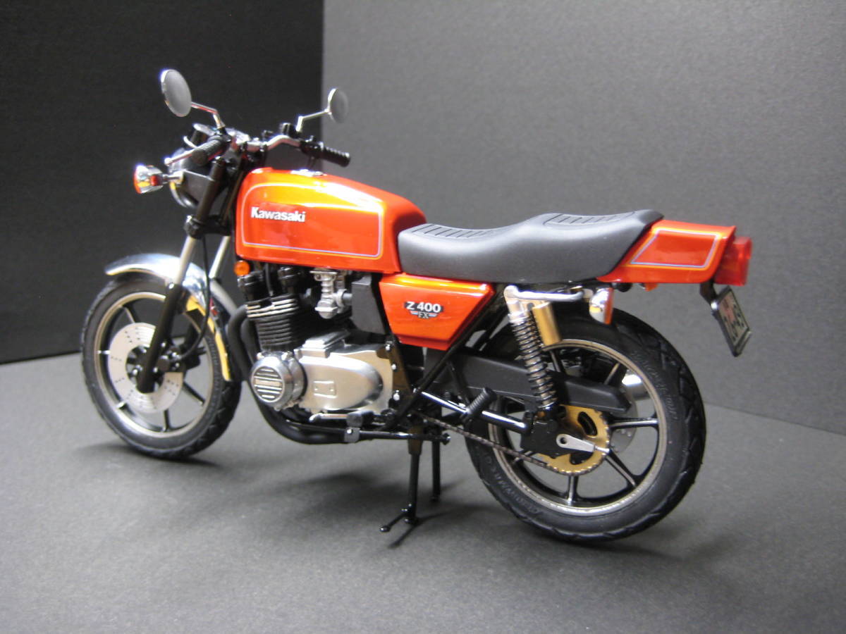 アオシマ カワサキZ400FX キャンディー塗装で仕上げましたの落札情報