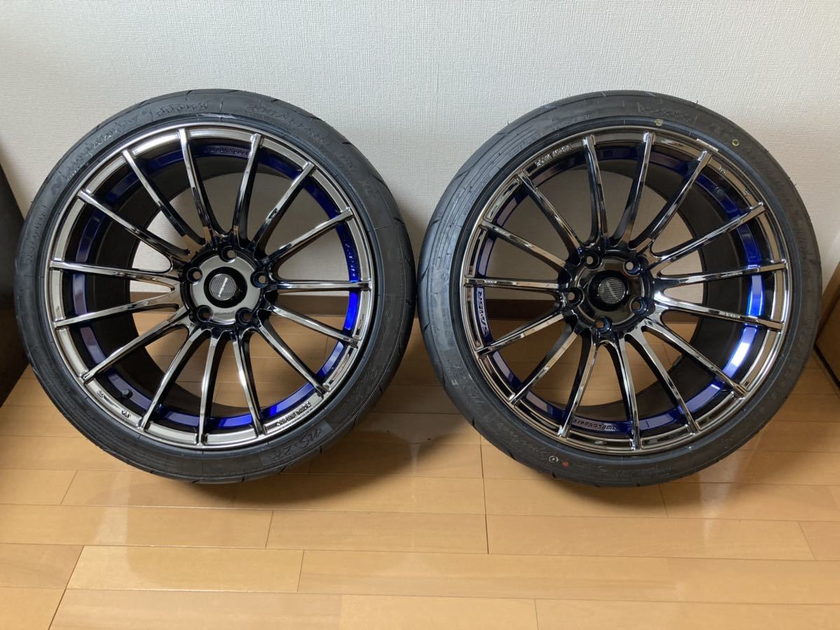 Weds sports SA15R ホイール2本セット 18インチ PCD100 1円スタート