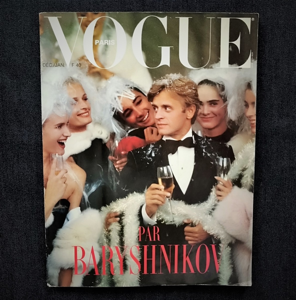 1986年 VOGUE PARIS ミハイル・バリシニコフ 特集50ページ バレエ