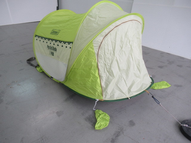 コールマン スクリーンシェード アーガイル ライムグリーン 170T14650J