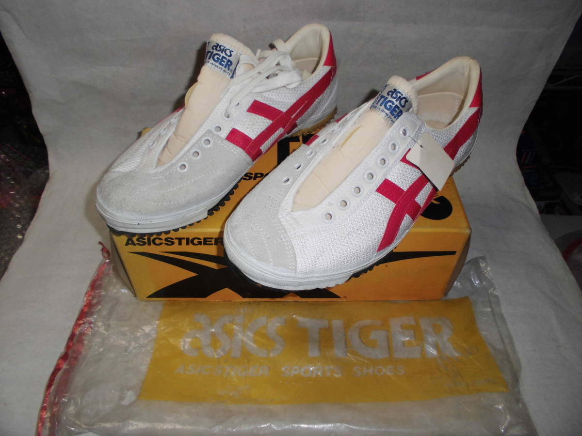 03 デッドストック 80s asics TIGER/アシックスタイガー バレーボール 