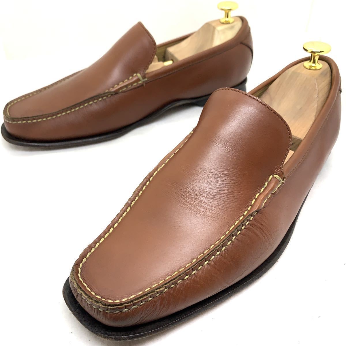 Regal リーガル Jv ローファー レザースリッポン 25 5 ブラウン 革靴 メンズ カジュアル ドライビングシューズ 紳士靴 の落札情報詳細 ヤフオク落札価格情報 オークフリー スマートフォン版