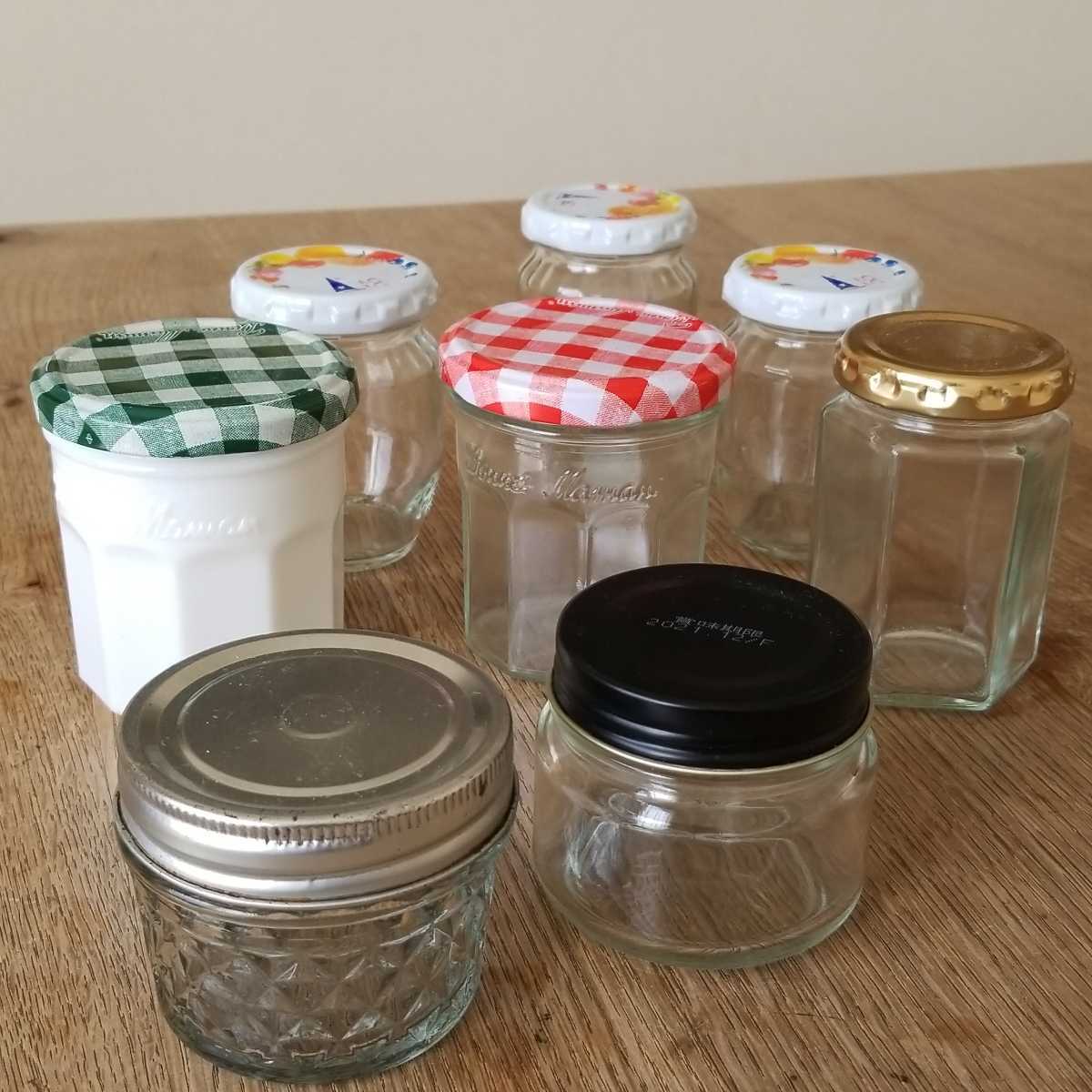 小瓶アソート ボンヌママン等 食品容器 保存瓶 ジャム瓶 キャニスター キッチン ガラス 8こセット チェック フルーツ シルバー ゴールド 黒 の落札情報詳細 ヤフオク落札価格情報 オークフリー スマートフォン版