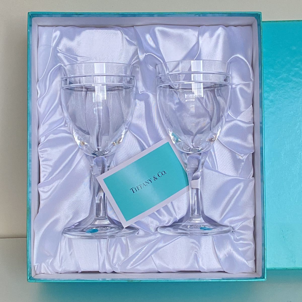 Tiffany ペアマグカップ グラス　セット 大阪市内 引取歓迎☆5847 TIFFANY＆Co. ティファニー ペア グラス 新品 未使用 ｜TIFFANY