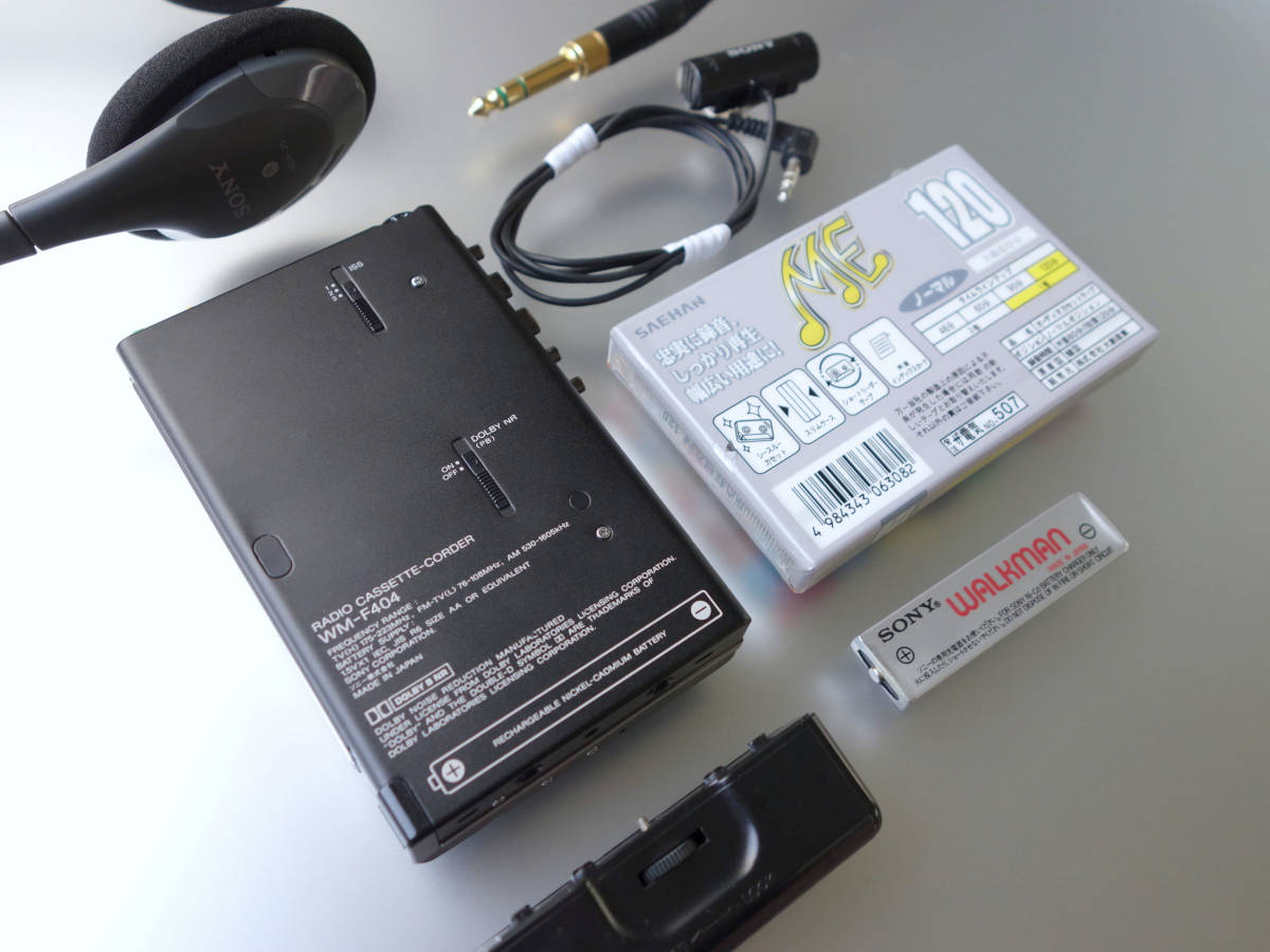 美品 整備済完全動作品 SONY Walkman WM-F404 ブラック（現状品