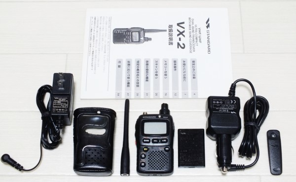 YAESU VX-2 144/430MHz デュアルバンド ハンディー機 新スプリアス機