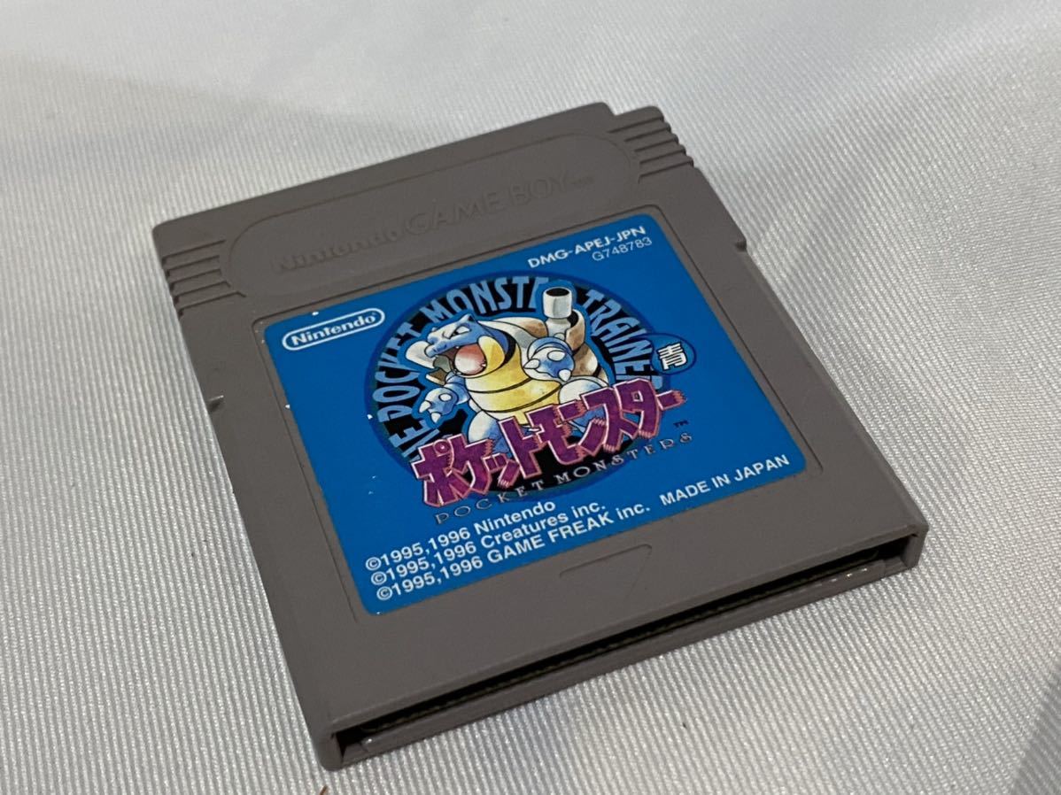 動作確認済】ゲームボーイ ポケットモンスター青