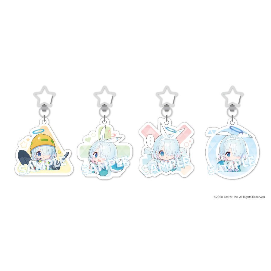 ブルアカ アロナ アクリルスタンド＆キーホルダー 中国版キャンペーン限定