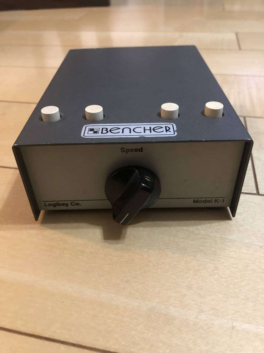 【希少】Bencher Logikey K-1 キーヤー ＆ ベンチャー パドル セット Logikey （Bencher）メモリーキーヤー Model K-1 の落札情報詳細