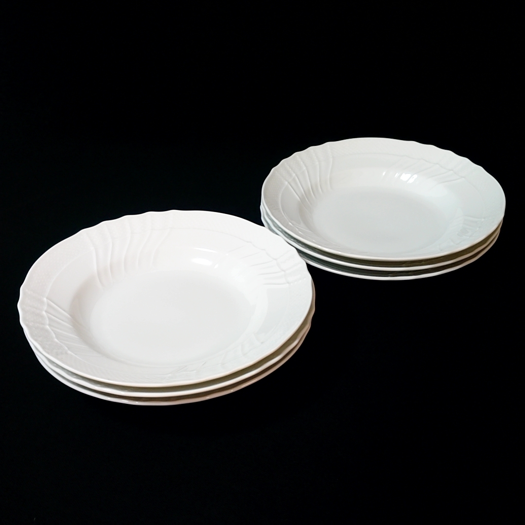 リチャードジノリ ベッキオホワイト 23cm パスタ スーププレート 3枚