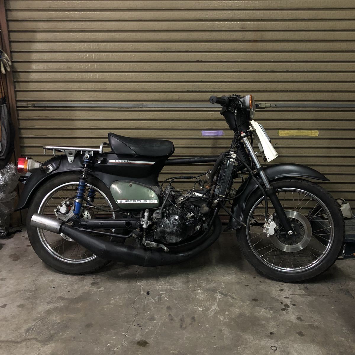 バリバリ伝説に出てくるカブ (検索)スーパーカブ C50 AA01 MBX125 走り
