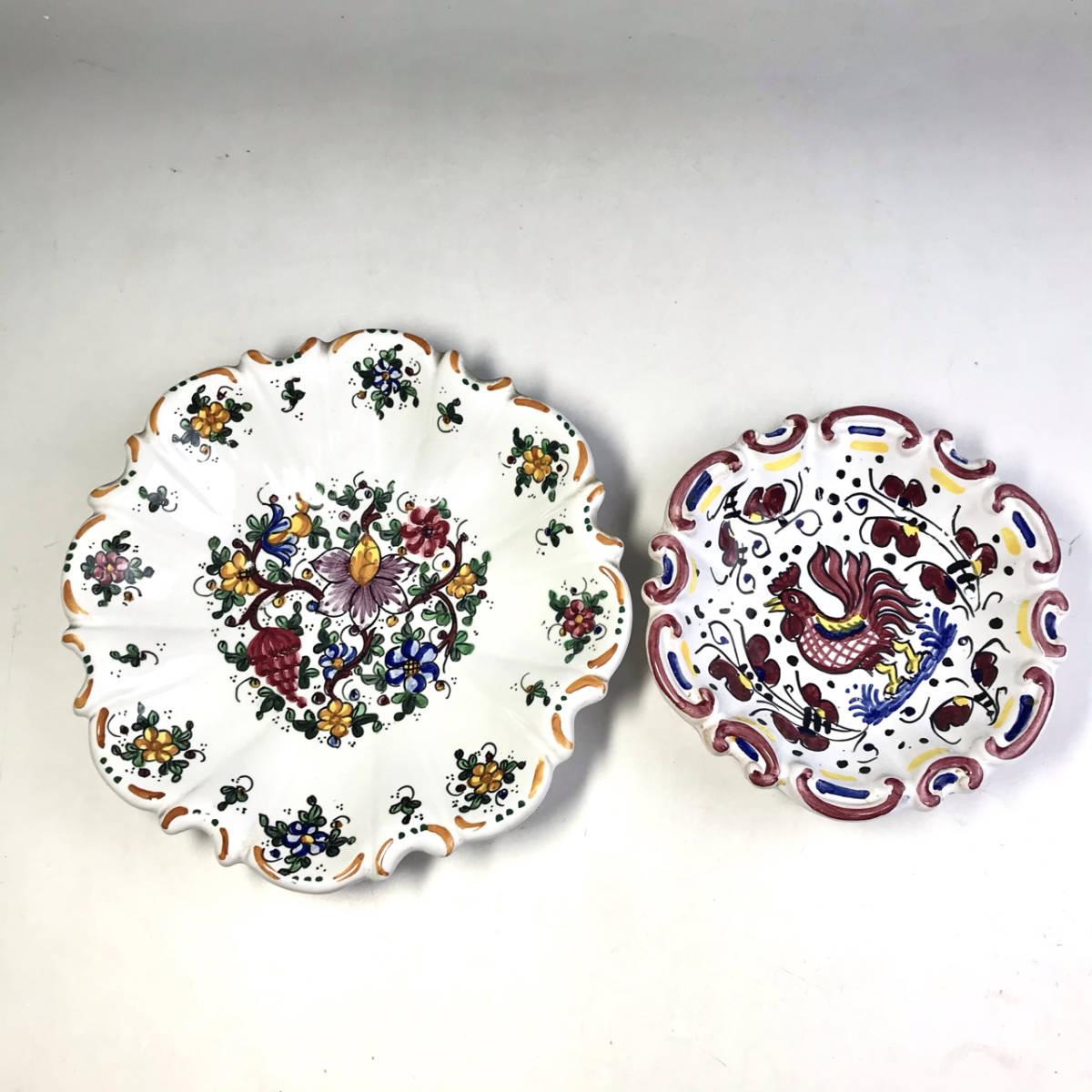 ☆ITALY イタリア陶器 BAFFONI GUBBIO バッフォーニ グッビオ 花柄
