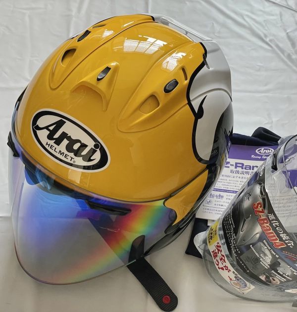F*n様 Arai SZ-RAM4 KENNY ケニーロバーツレプリカモデル（アライ SZ 