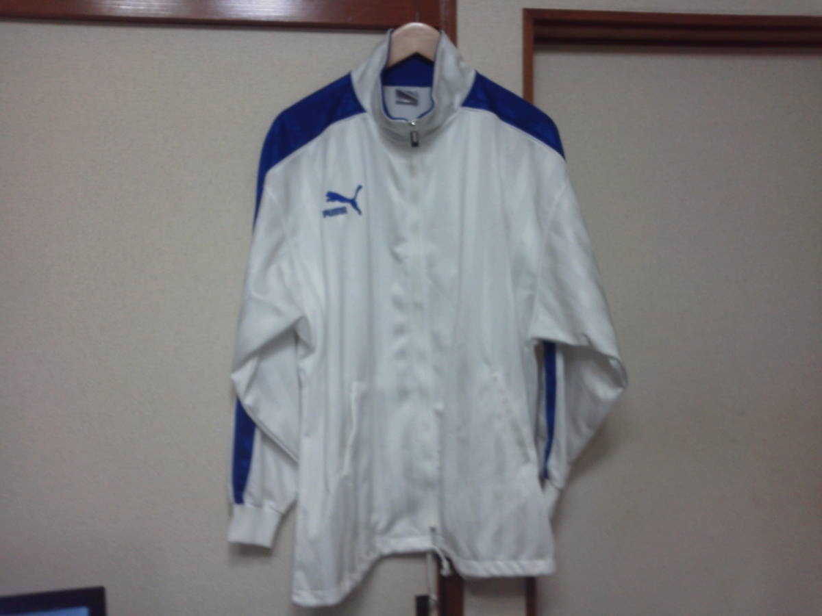 プーマ PUMA ジャージ ホワイト×ブルー 白×青 XOサイズ ビッグサイズ