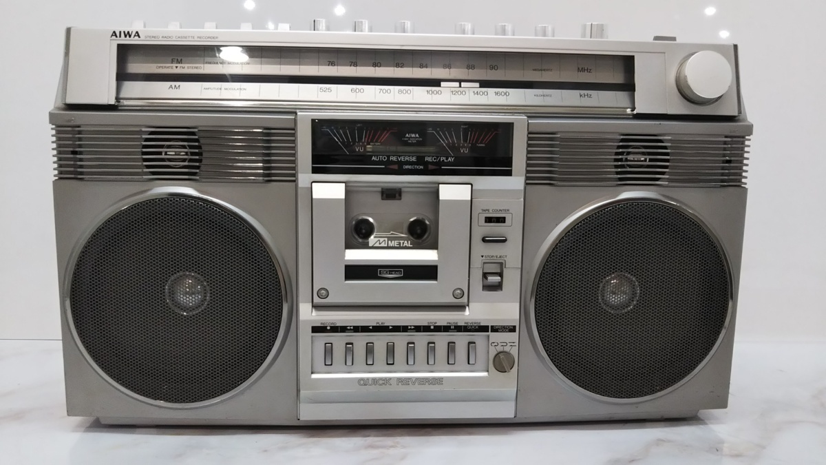 アイワ AIWA CA-3 ラジカセ 昭和レトロ 不具合あり