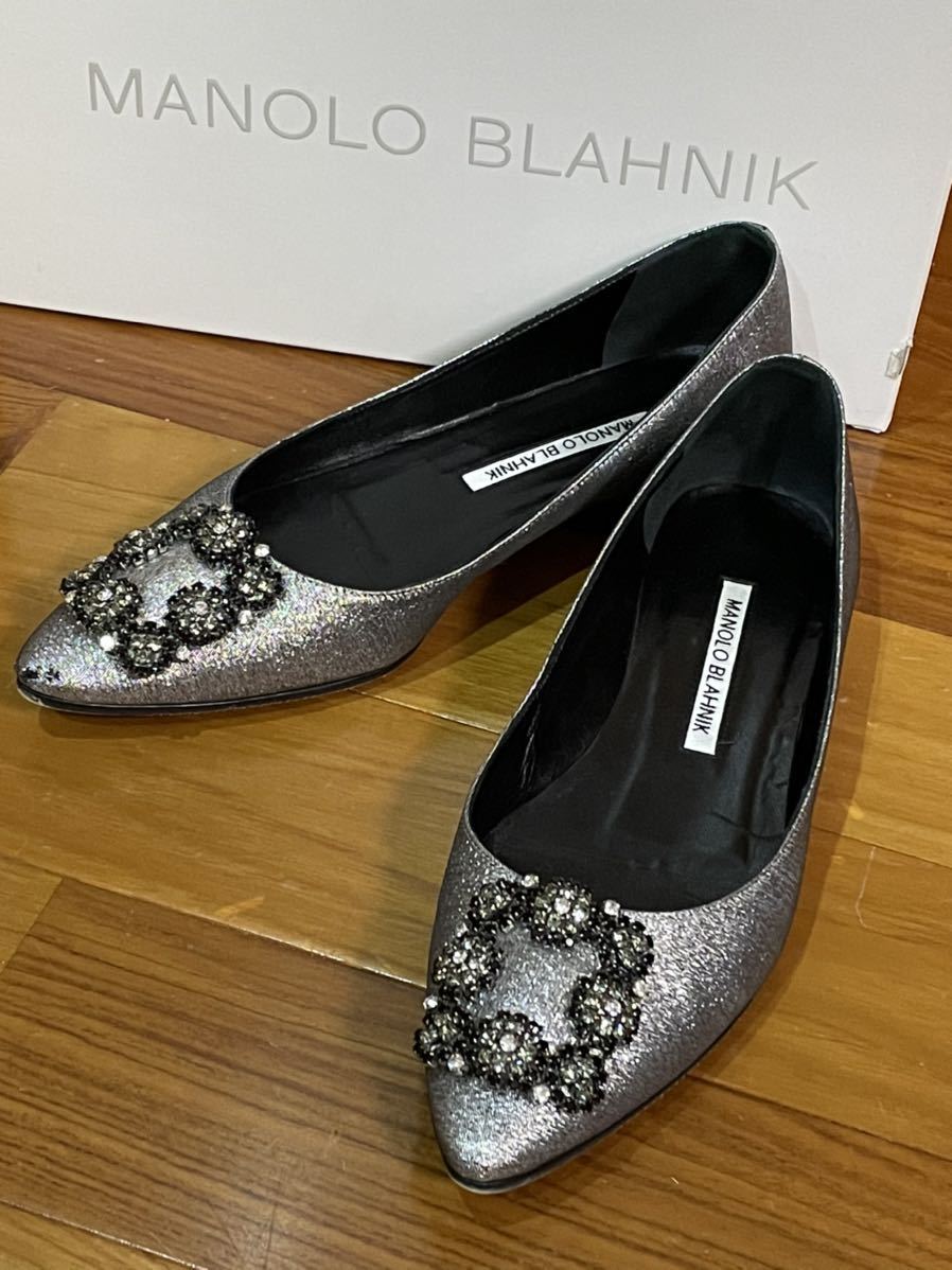 マノロブラニク フラットシューズ 37 【公式通販】