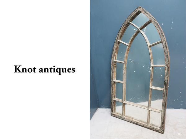 クラッシュゲート□Knot antiques□ピースミラー□鏡□立て掛け