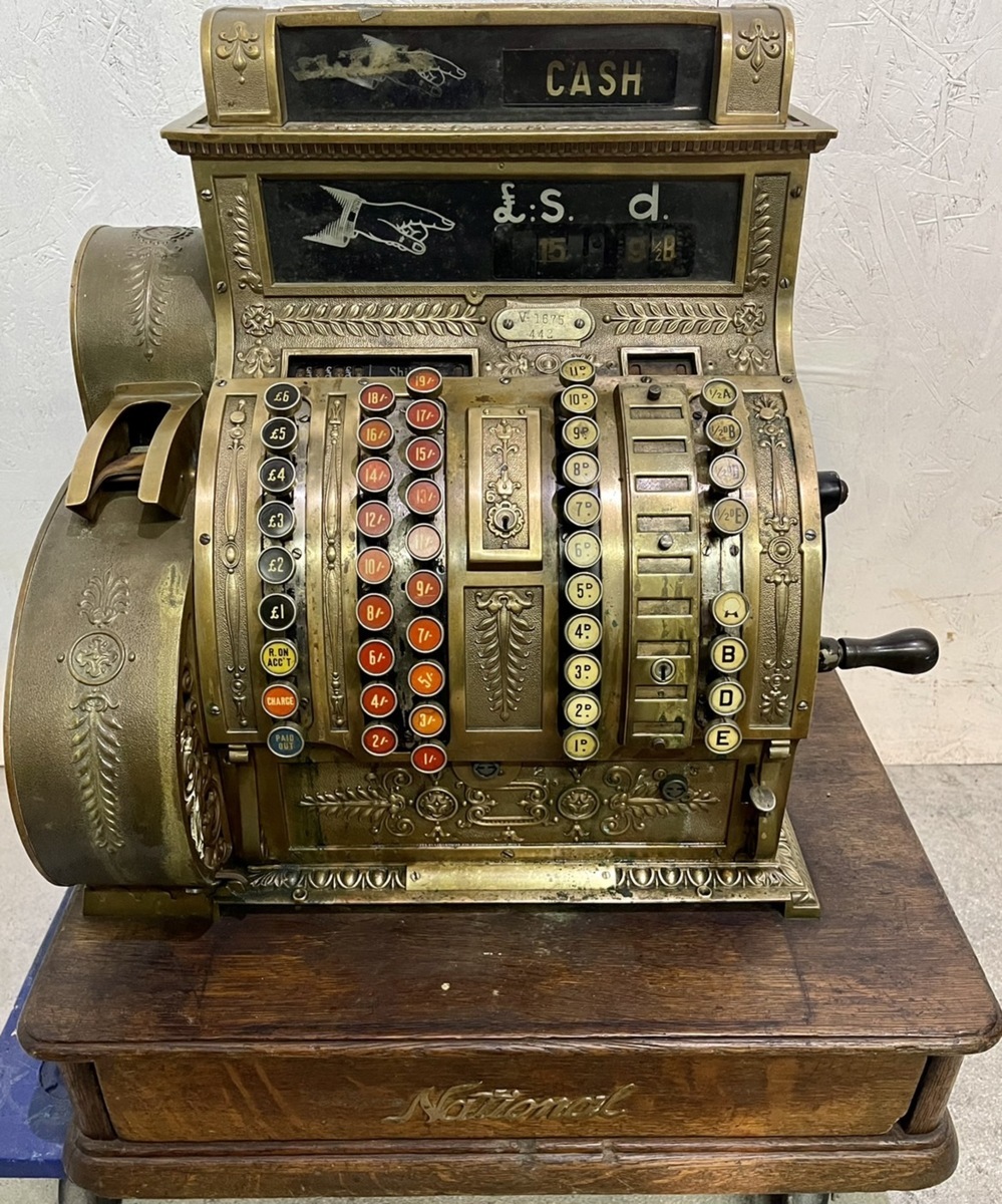 【やや傷や汚れあり】National Cash Register ナショナルキャッシュレジスター社 V1675442 アメリカ製