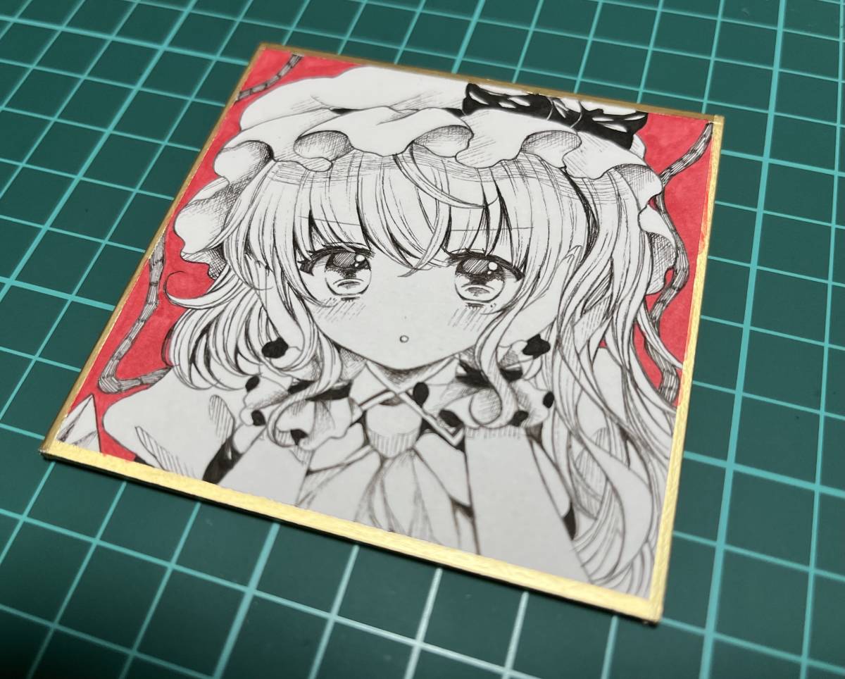 傷や汚れあり】東方Project 同人手描きイラスト フランドール
