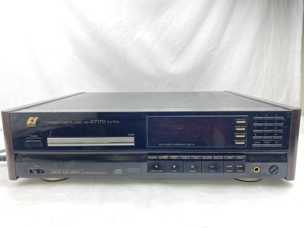【中古】Sansui サンスイ COMPACT DISC PLAYER 700CDR 【700CDR用 コンパクトディスクプレーヤー