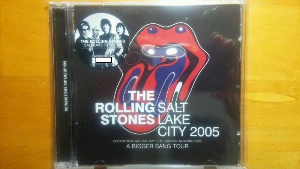 【未使用】即決可 プレス 2CD ローリング ストーンズ THE ROLLING STONES Live SALT LAKE CITY