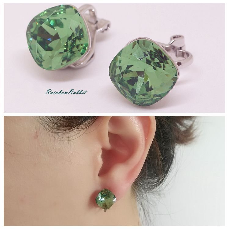 【未使用】18K 18金 RGP イヤリング プラチナ 高級 CZ 一粒 グリーン 彩石 yp4663の落札情報詳細 - ヤフオク落札価格検索 ...