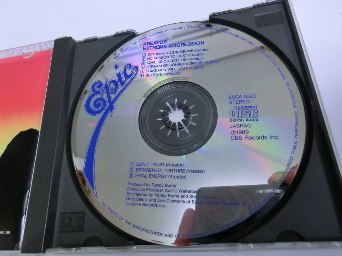 クリーター/エクストリーム・アグレッション【帯付国内盤CD】 傷や汚れあり】国内盤帯付 KREATOR クリエイター クリーター
