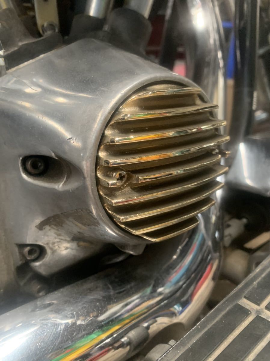 総合通販 ブラスネジ砂型ポイントカバー鉄十字タイプ ハーレーショベル