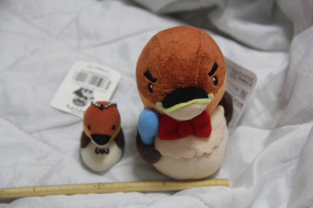 やや傷や汚れあり】知ったかぶり カイツブリ あにツブリ ぬいぐるみ と