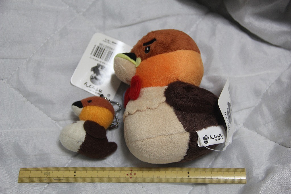 やや傷や汚れあり】知ったかぶり カイツブリ あにツブリ ぬいぐるみ と