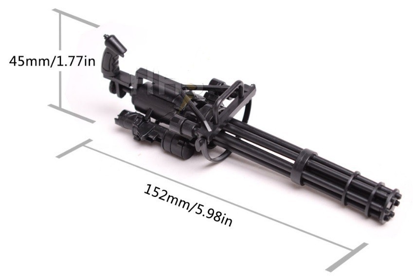 未使用に近い】未組み立て 1/6 M134 ミニガン 機関銃 ガトリングガン