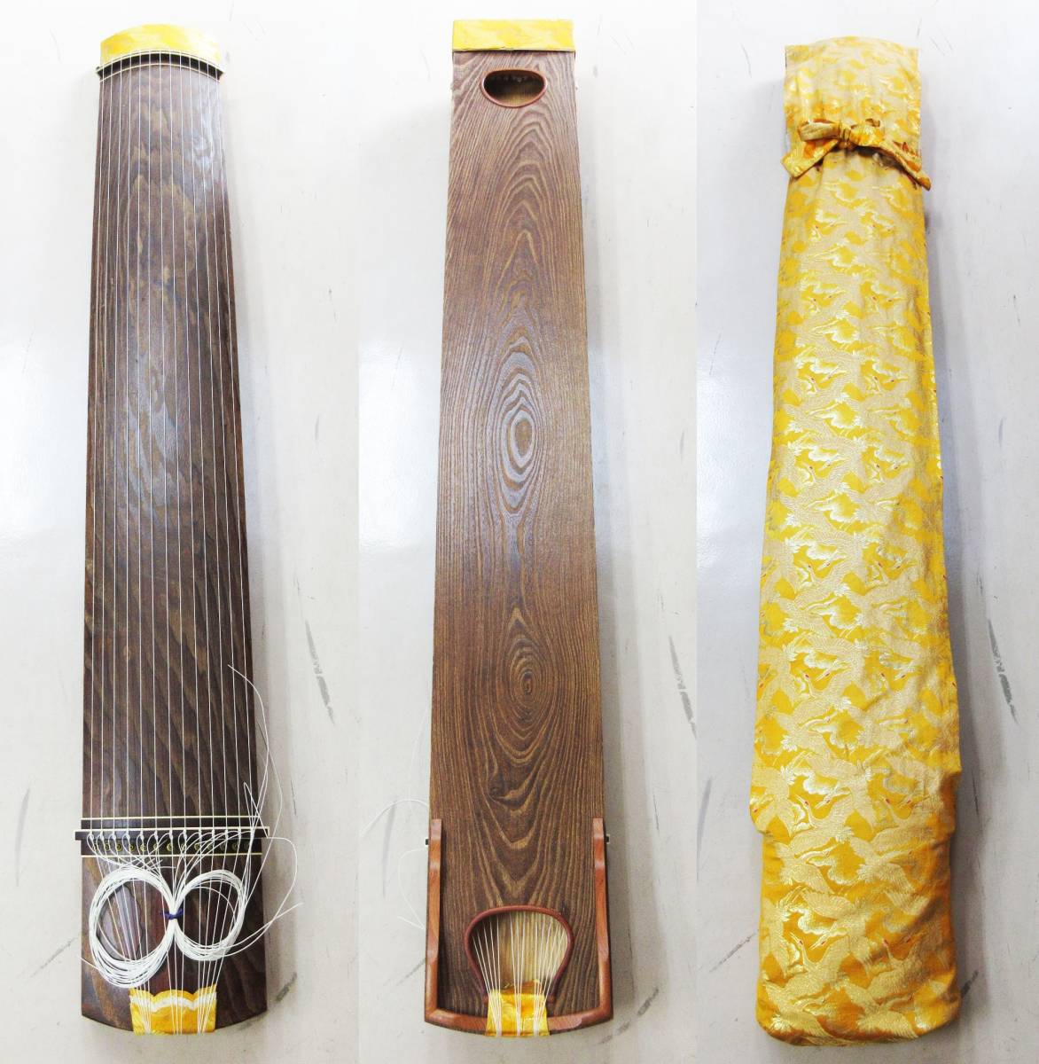 HFD1353 ミニ琴 13弦 縦約12.5cm 横約62cm 琴柱 HFD1353 ミニ琴 13弦 縦約12.5cm 横約62cm 琴柱