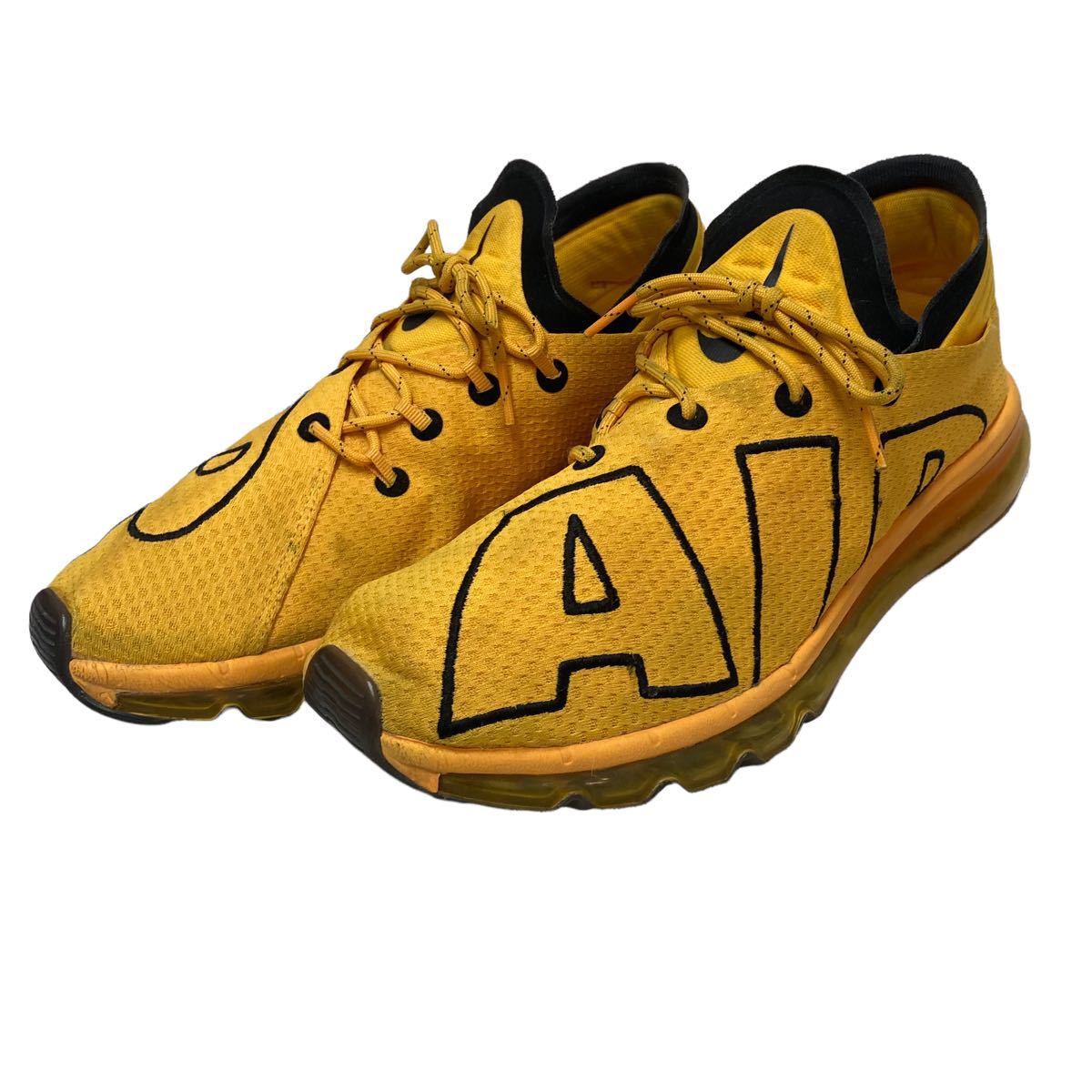 新品未使用 27 5cm Nike ナイキ Air Max Flair エアマックスフレア ローカットランニングシューズ スニーカー 黄色 イエロー 700 Kottakkalayurveda Com