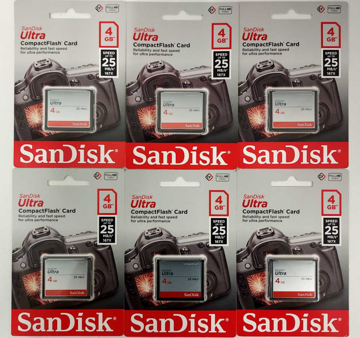 【未使用】★新品状態/未開封品 SanDisk Ultraサンディスク CompactFlash Cardコンパクトフラッシュカード 4GB×