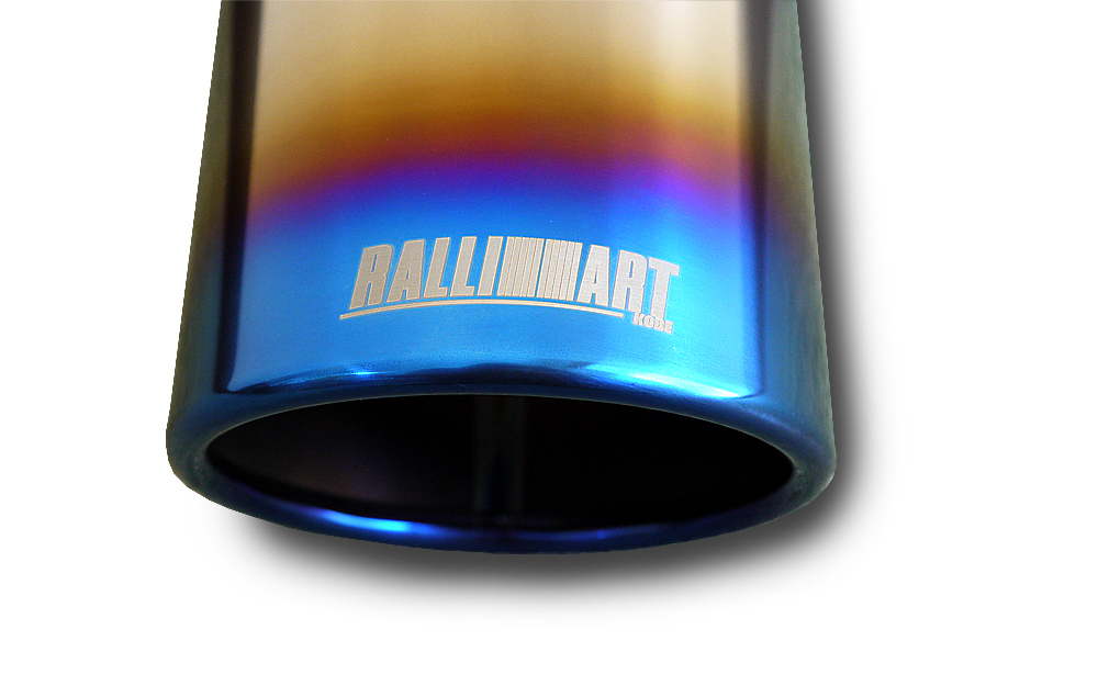 未使用】RALLI ART KOBE デリカD:5用 チタンマフラーカッター