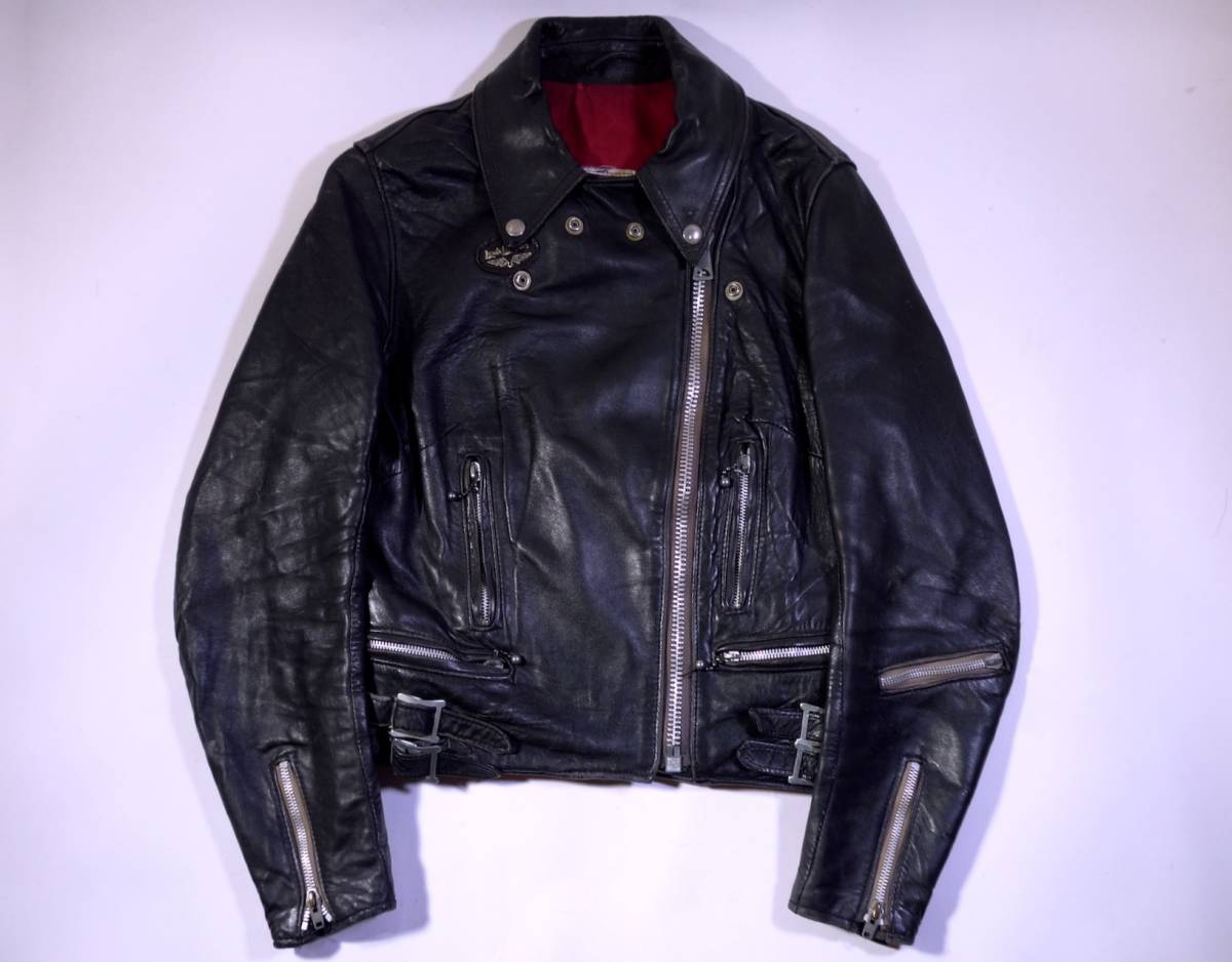 希少 ルイスレザー 青羽 34 ライトニング 希少 1970年代 ルイスレザー