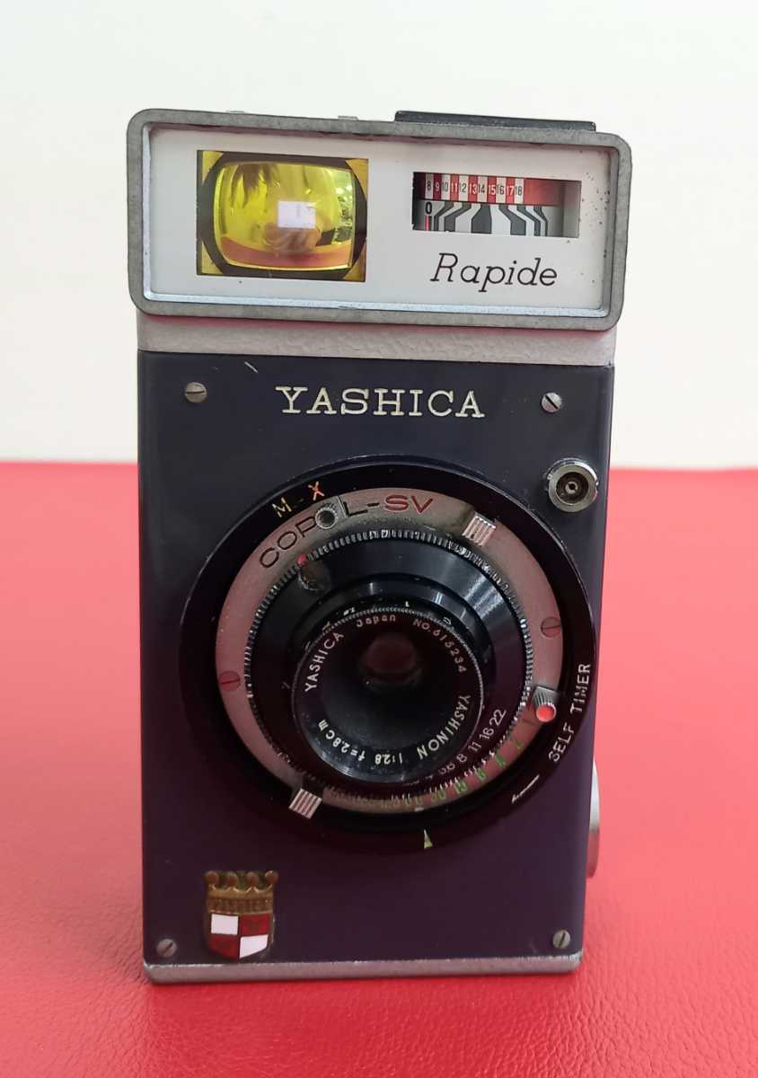 中古】レトロ YASHICA ヤシカ Rapide ラピード 縦型ハーフサイズカメラ ...
