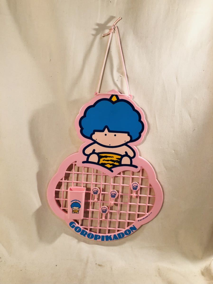 レア‼️1983 サンリオ　昭和レトロ　当時物　ゴロピカドン　壁掛け　ファンシー レア‼️1983 サンリオ 昭和レトロ 当時物 ゴロピカドン 壁掛け