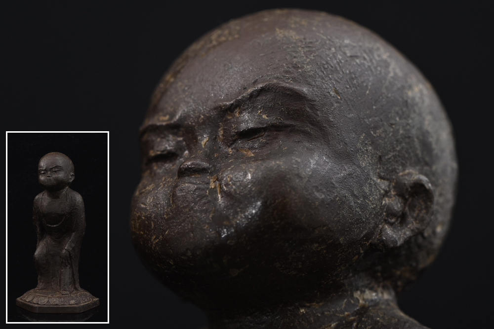 友沢正彦作 『智り・克つ・忍ぶ・願い・育み』 ブロンズ 地蔵菩薩像 5