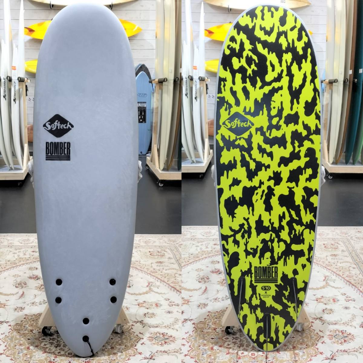 ソフテック Bomber 6.4ft 千葉 手渡しSoftech SOFTBOARDS ソフテック 6