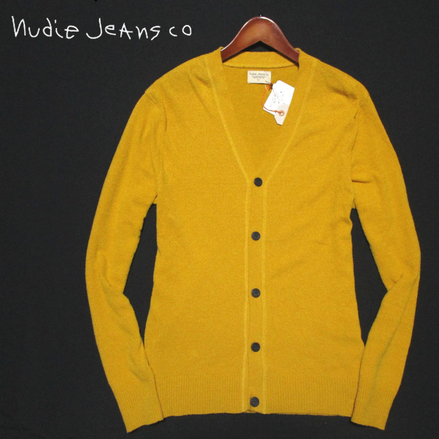 ヌーディージーンズ セーター メンズ 正規販売店 Nudie Jeans カーディガン Botvid Cardigan Embo 150134 BLACK D00S20 クリスマス プレゼント ラッピング ヌーディージーンズ セーター メンズ 正規販売店 Nudie Jeans