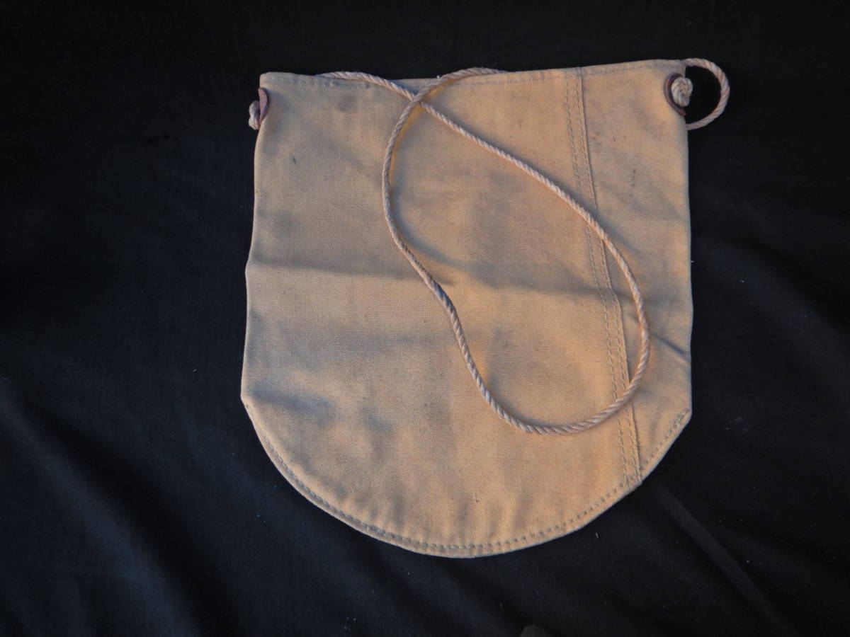 大日本国防婦人 紙布製 雑嚢カバン 当時物 レアな戦時資料 考古資料 旧