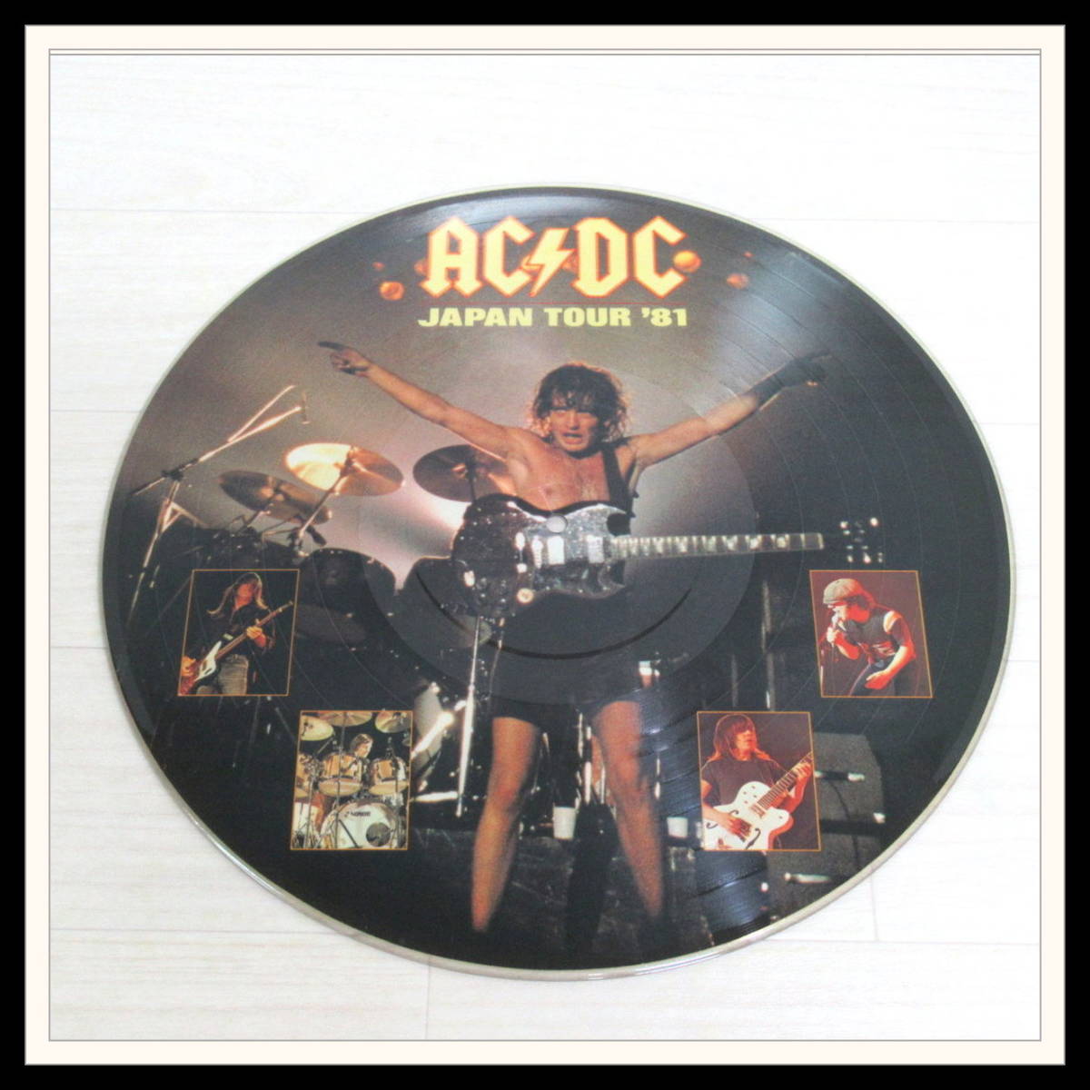 【やや傷や汚れあり】LP レコード AC/DC JAPAN TOUR '81★プロモ盤★ピクチャー・ディスク★希少【K5【R2022-09 ...